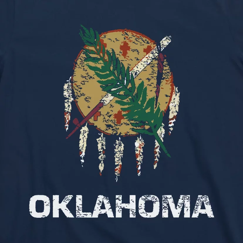 State Flag Of Oklahoma Tulsa Norman Oklahoma City T-Shirt