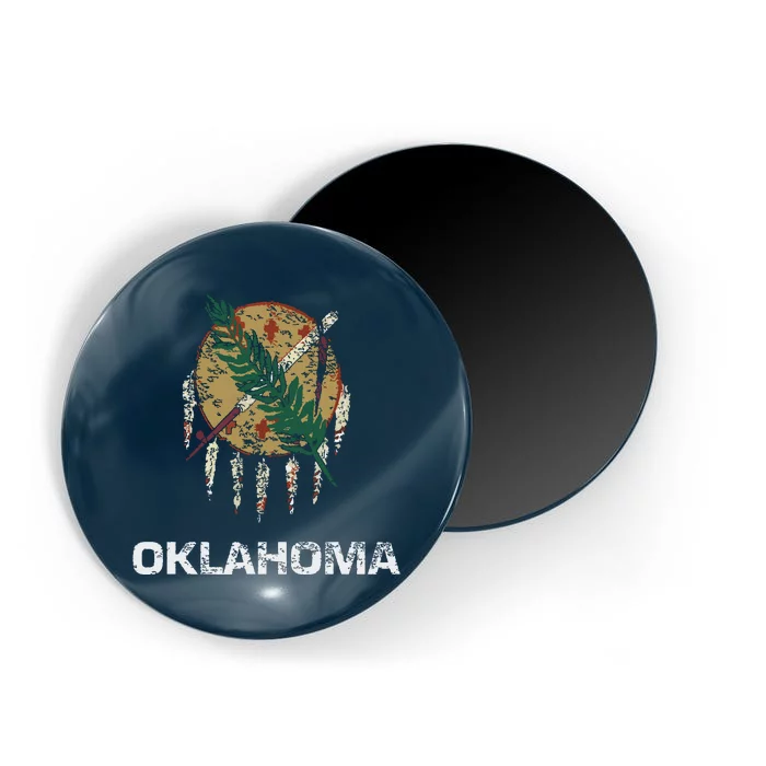 State Flag Of Oklahoma Tulsa Norman Oklahoma City Magnet