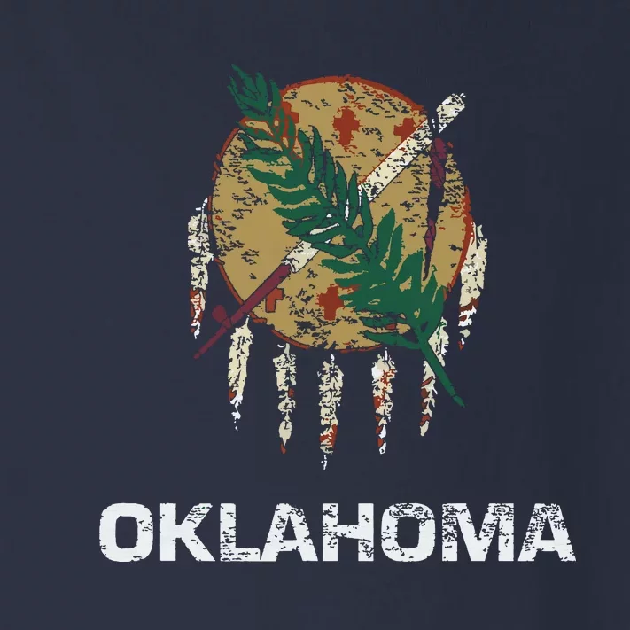 State Flag Of Oklahoma Tulsa Norman Oklahoma City Toddler Long Sleeve Shirt