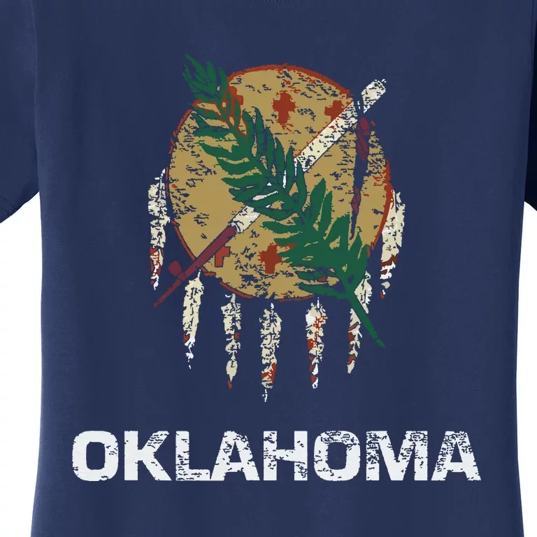 State Flag Of Oklahoma Tulsa Norman Oklahoma City Women's T-Shirt