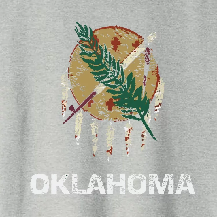 State Flag Of Oklahoma Tulsa Norman Oklahoma City Women's Crop Top Tee