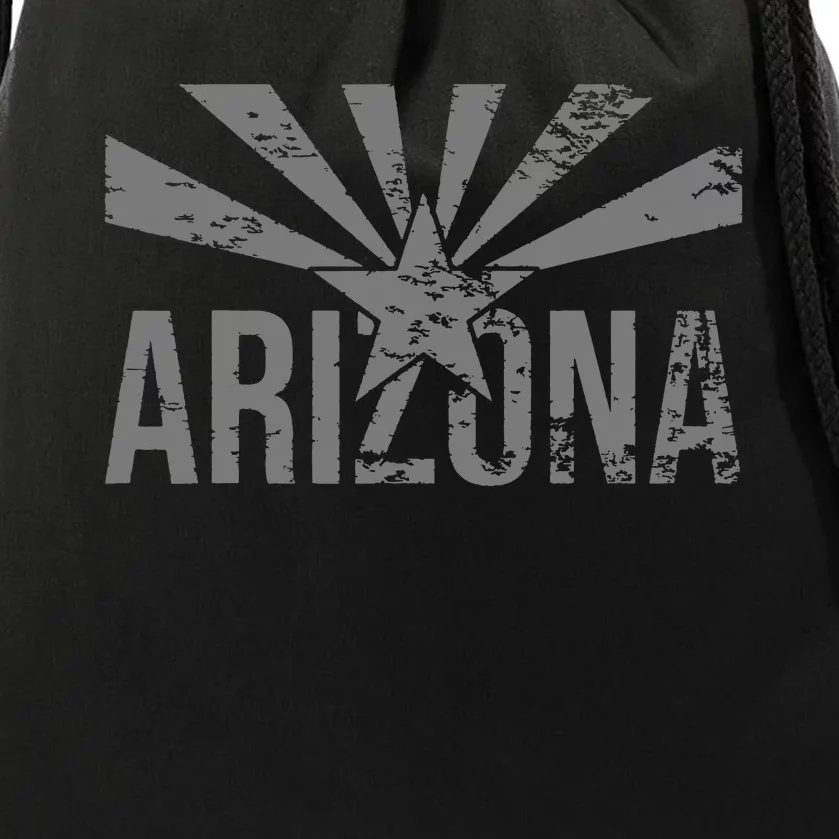 State Flag Of Arizona Phoenix Sedona Drawstring Bag