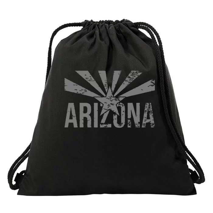 State Flag Of Arizona Phoenix Sedona Drawstring Bag