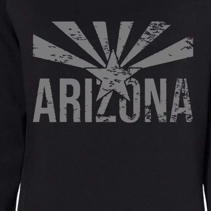 State Flag Of Arizona Phoenix Sedona Womens California Wash Sweatshirt