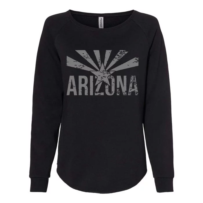 State Flag Of Arizona Phoenix Sedona Womens California Wash Sweatshirt