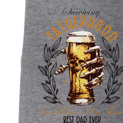 Surviving Fatherhood One Beer At A Time Doggie 3-End Fleece Hoodie