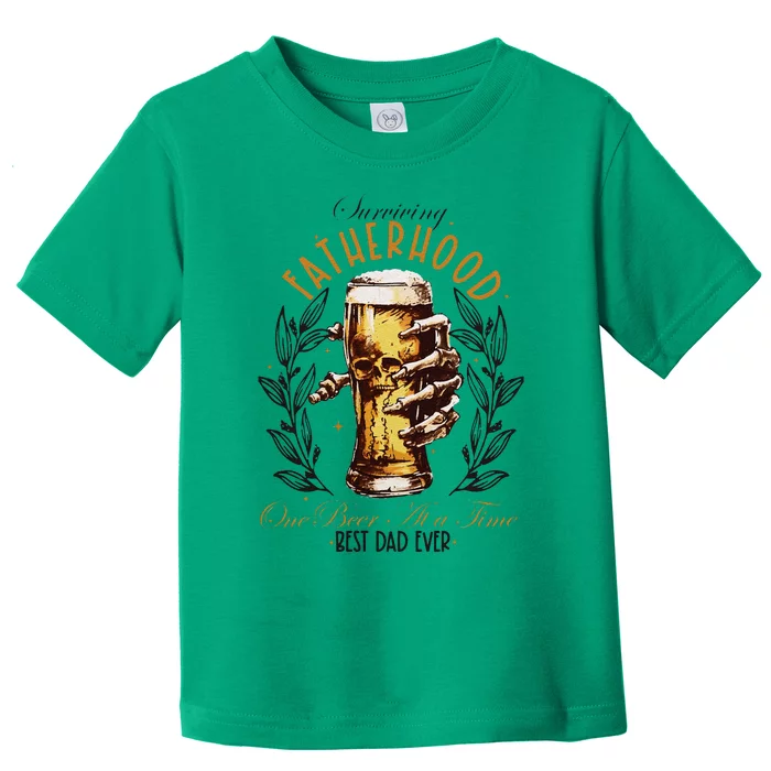 Surviving Fatherhood One Beer At A Time Toddler T-Shirt