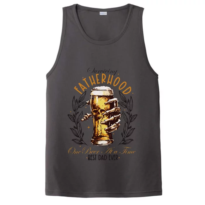 Surviving Fatherhood One Beer At A Time Performance Tank