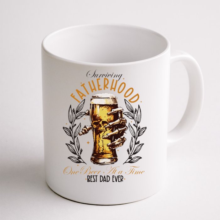 Surviving Fatherhood One Beer At A Time Front & Back Coffee Mug