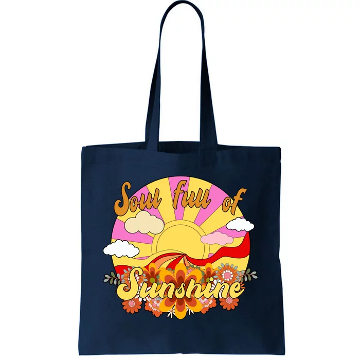 Soul Full Of Sunshine Retro Vintage Tote Bag