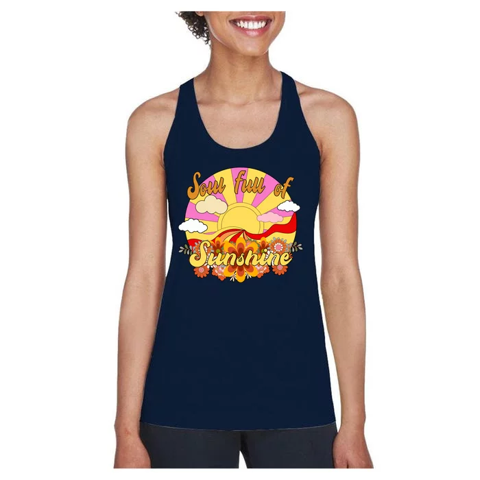 Soul Full Of Sunshine Retro Vintage Women's Racerback Tank