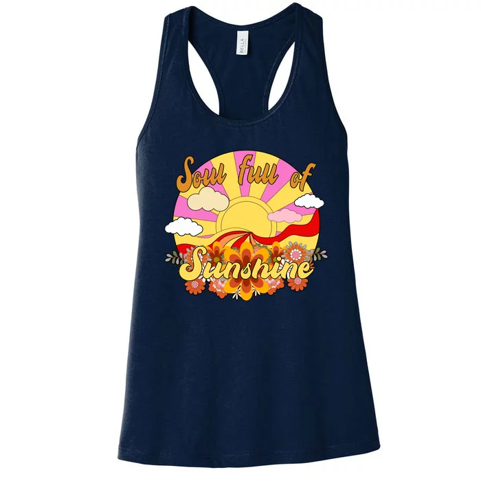 Soul Full Of Sunshine Retro Vintage Women's Racerback Tank