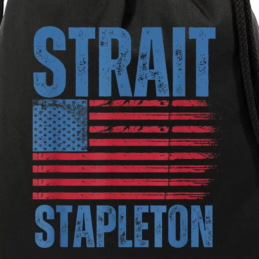 Stapletonamerican Flag Patriotic Usa Concert Drawstring Bag