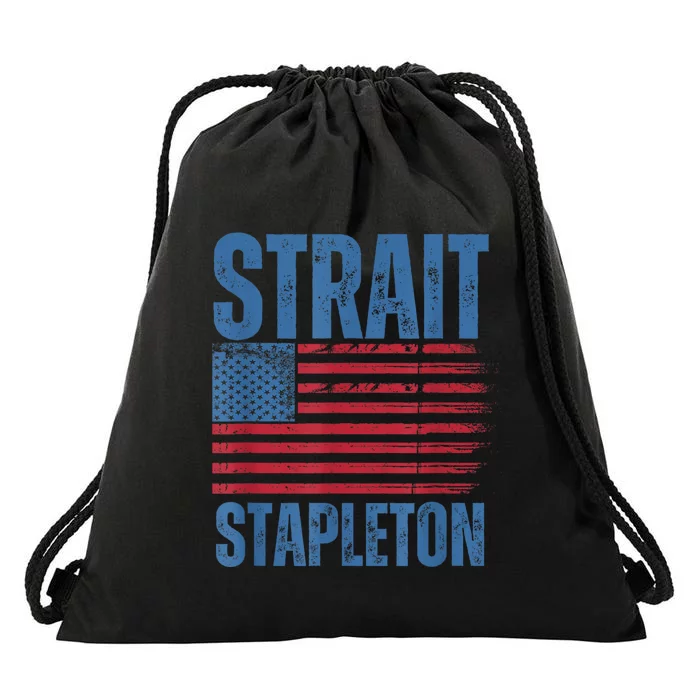 Stapletonamerican Flag Patriotic Usa Concert Drawstring Bag