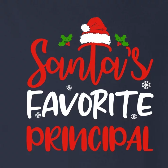 SantaS Favorite Principal Funny Christmas Gifts Toddler Long Sleeve Shirt