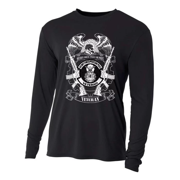 Security Forces Police Air Police Veteran Cooling Performance Long Sleeve Crew