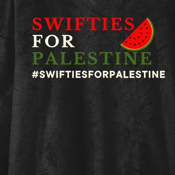 S.W.I.F.T For Palestine Hooded Wearable Blanket