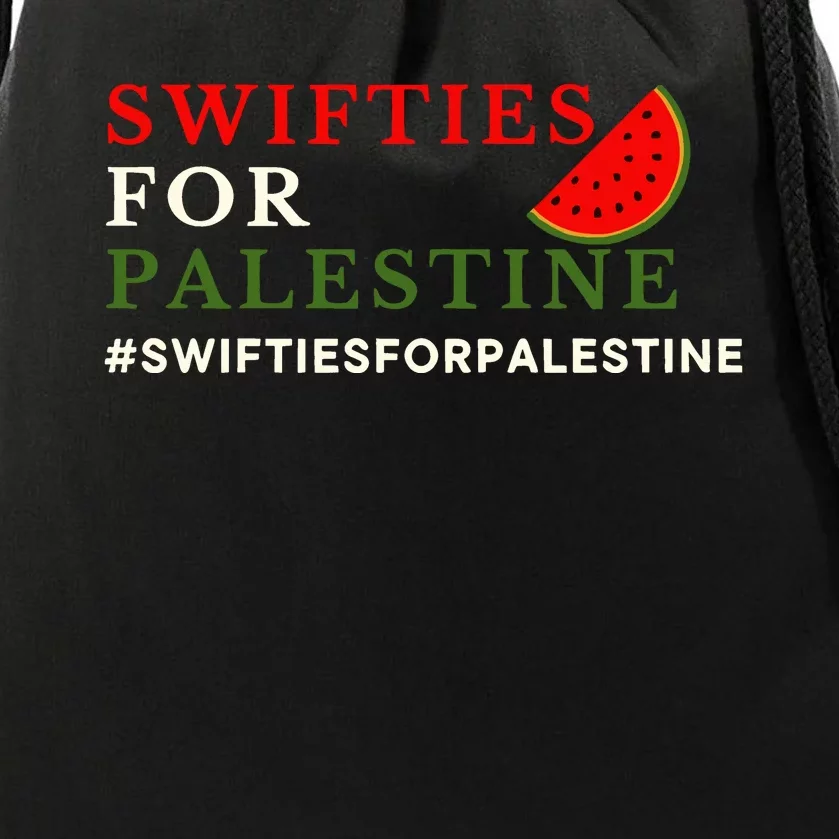 S.W.I.F.T For Palestine Drawstring Bag