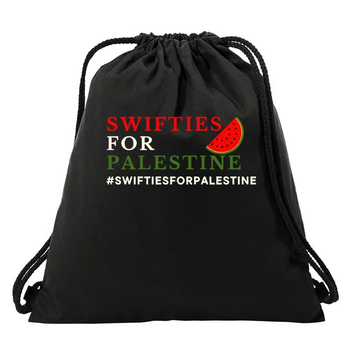 S.W.I.F.T For Palestine Drawstring Bag