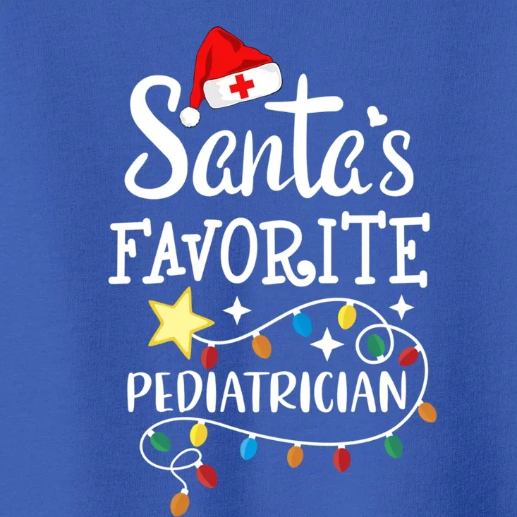 SantaS Favorite Pediatrician Christmas Paediatrician Doctor Gift Toddler T-Shirt