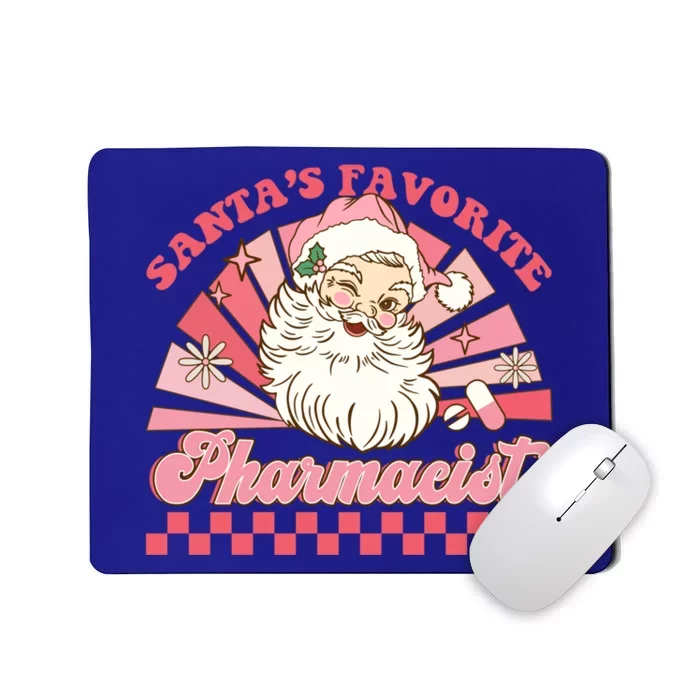 Santas Favorite Pharmacist Pharmacy Xmas Groovy Christmas Gift Mousepad