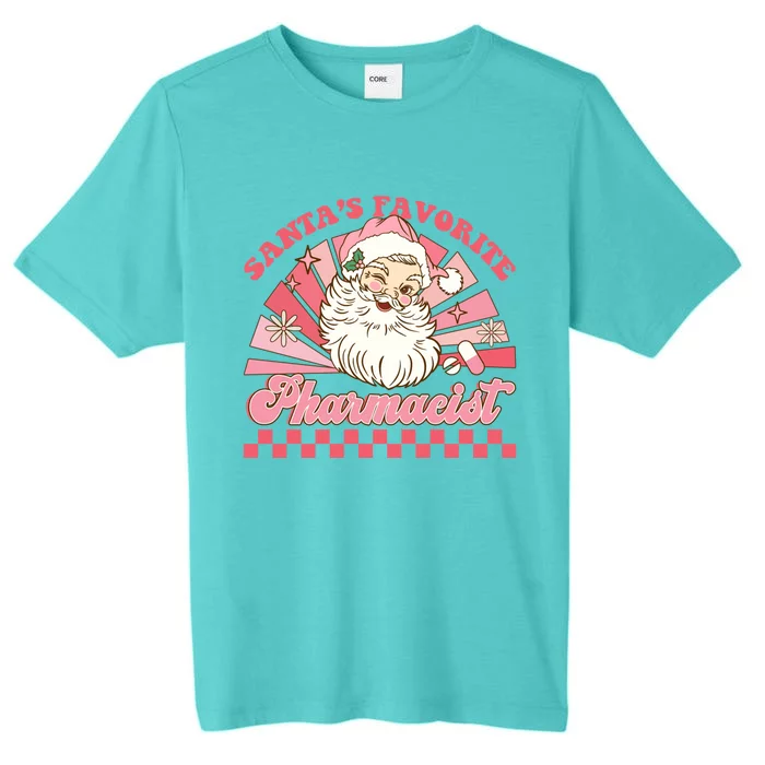 Santas Favorite Pharmacist Pharmacy Xmas Groovy Christmas Gift ChromaSoft Performance T-Shirt