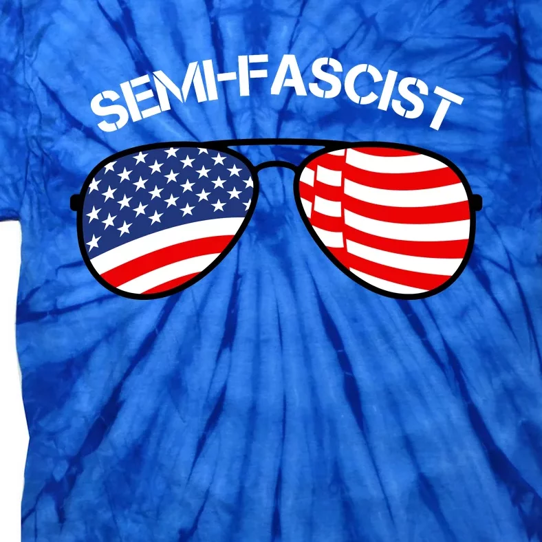 SemiFascist Funny Political Humor Biden Quotes Tie-Dye T-Shirt