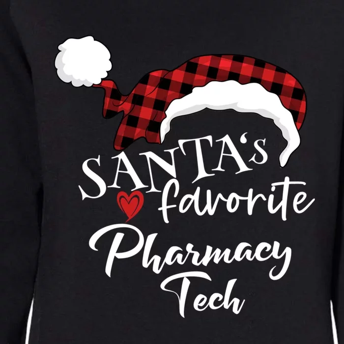 SantaS Favorite Pharmacy Tech Gift Womens California Wash Sweatshirt