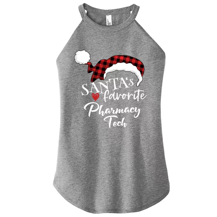 SantaS Favorite Pharmacy Tech Gift Women’s Perfect Tri Rocker Tank