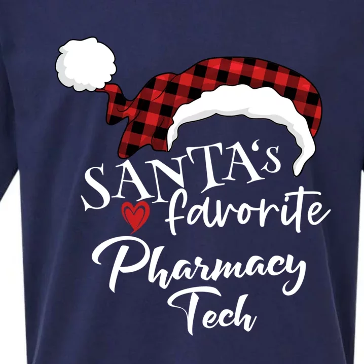 SantaS Favorite Pharmacy Tech Gift Sueded Cloud Jersey T-Shirt