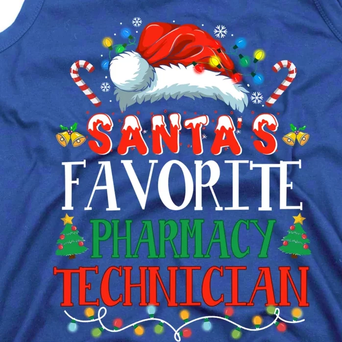 SantaS Favorite Pharmacy Technician Christmas Funny Idea Gift Tank Top