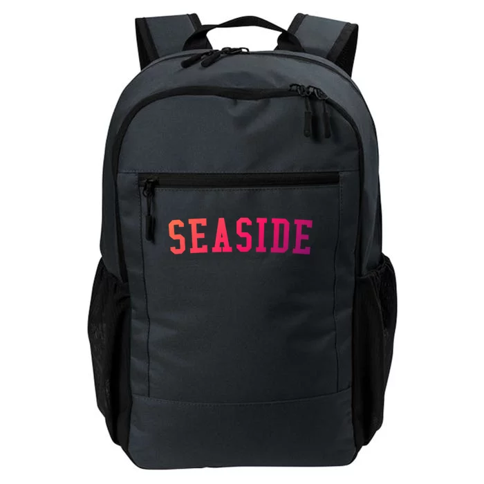 Seaside Florida Prep Block Lettering Vintage Style Gift Daily Commute Backpack