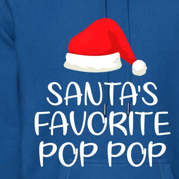 SantaS Favorite Pop Pop Matching Family Christmas Cute Gift Premium Hoodie