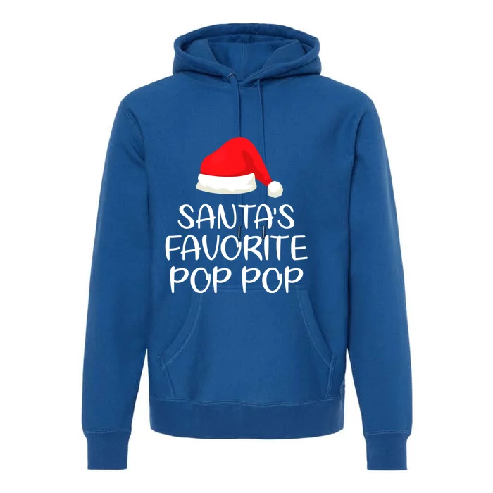 SantaS Favorite Pop Pop Matching Family Christmas Cute Gift Premium Hoodie