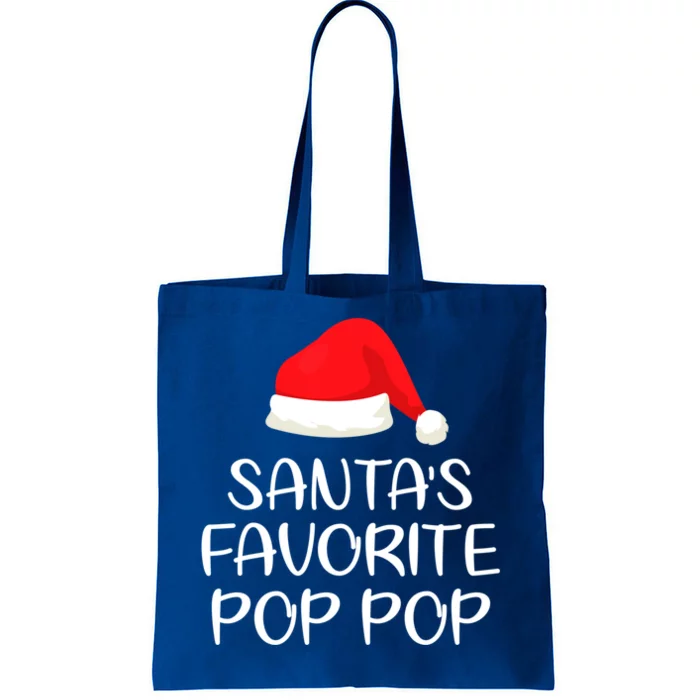 SantaS Favorite Pop Pop Matching Family Christmas Cute Gift Tote Bag