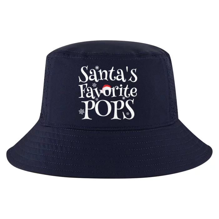 SantaS Favorite Pops Santa Claus Christmas Gift Grandpa Gift Cool Comfort Performance Bucket Hat