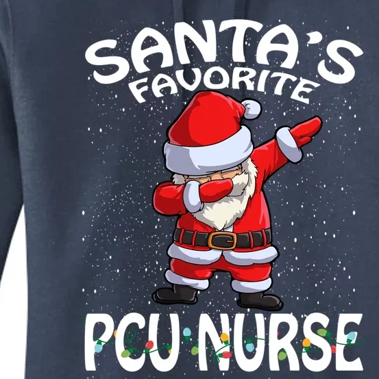 SantaS Favorite Pcu Nurse Christmas Gift Women's Pullover Hoodie