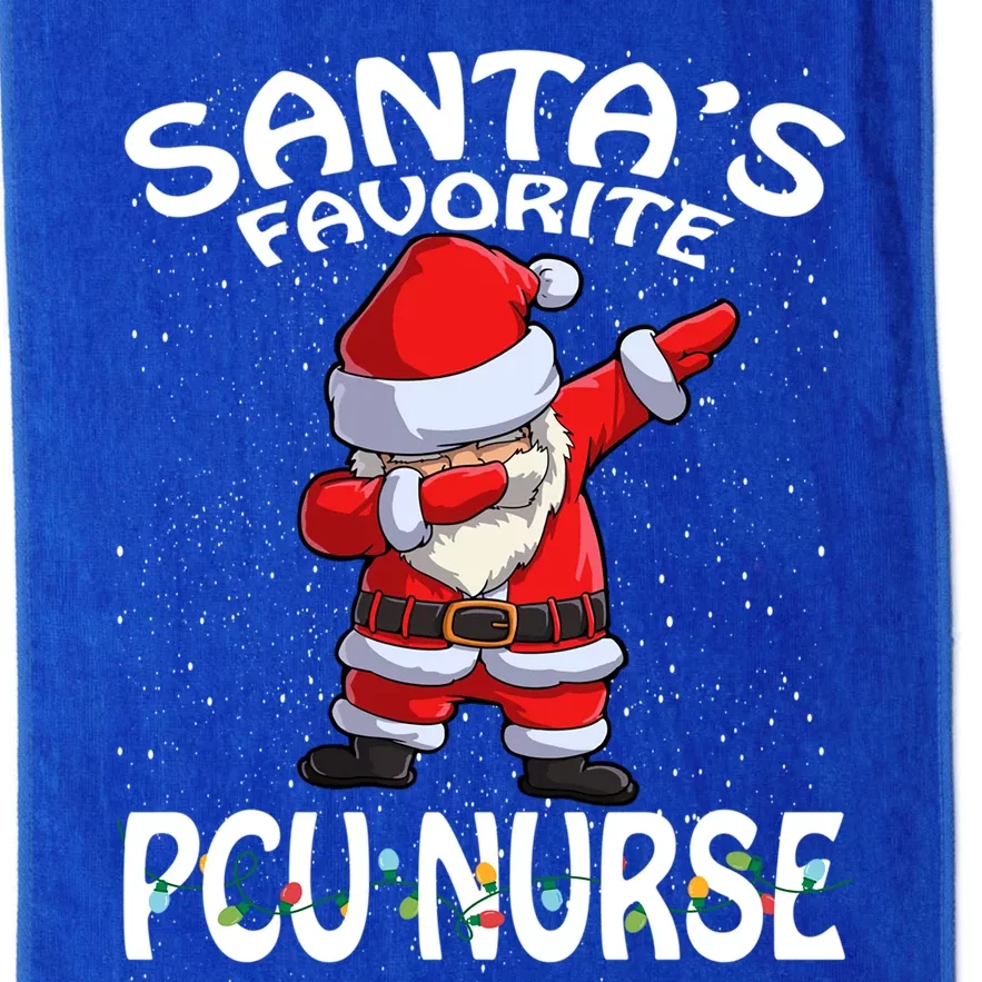 SantaS Favorite Pcu Nurse Christmas Gift Platinum Collection Golf Towel