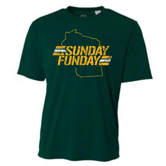 Sunday Funday Packers TShirt Cooling Performance Crew T-Shirt