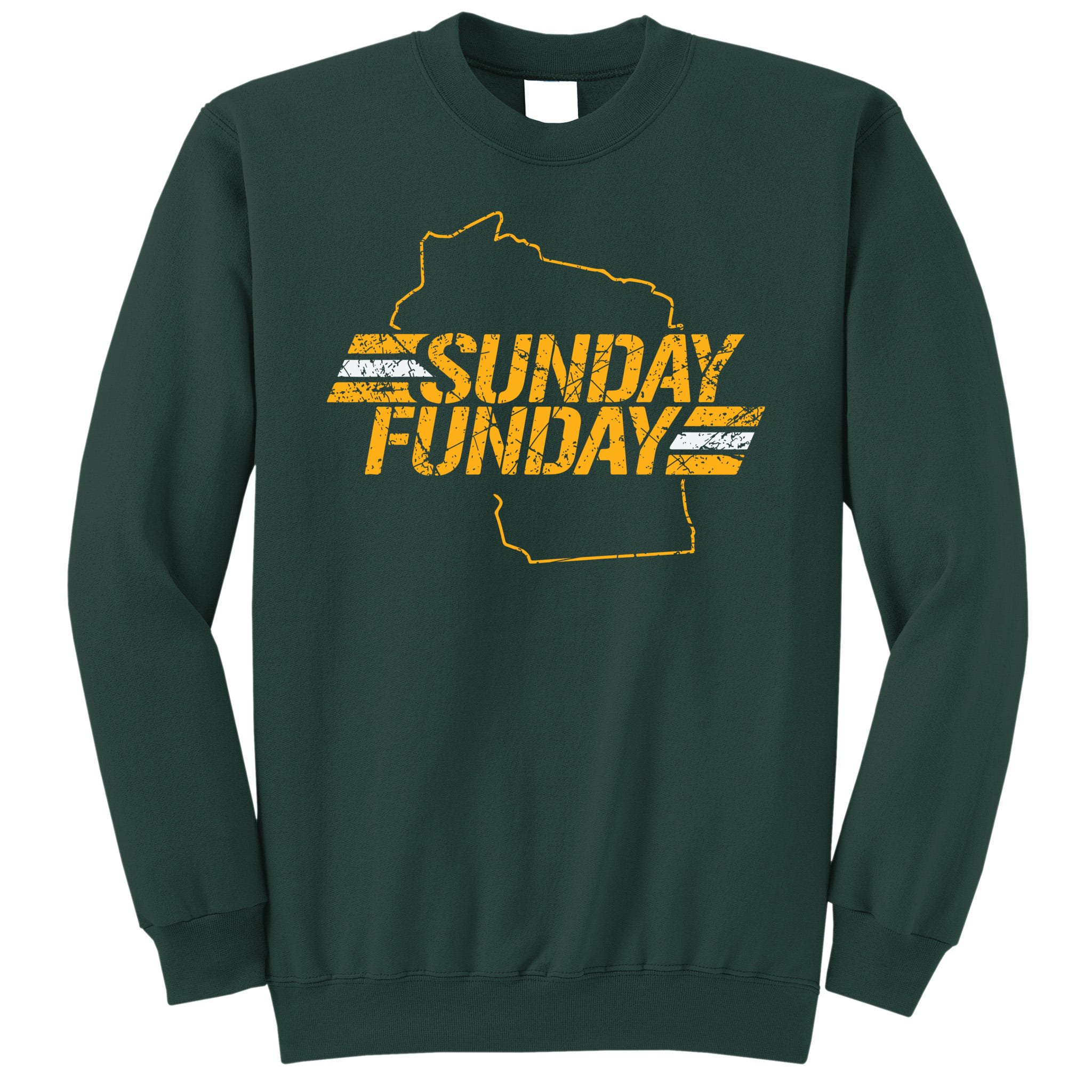 TeeShirtPalace Sunday Funday Packers Tshirt Sweatshirt