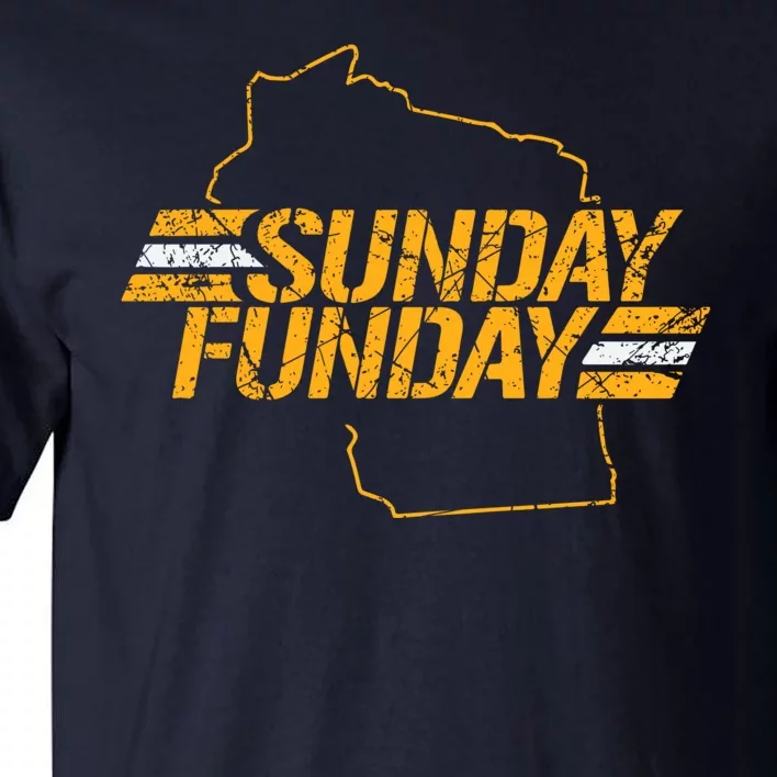 Sunday Funday Packers TShirt Tall T-Shirt