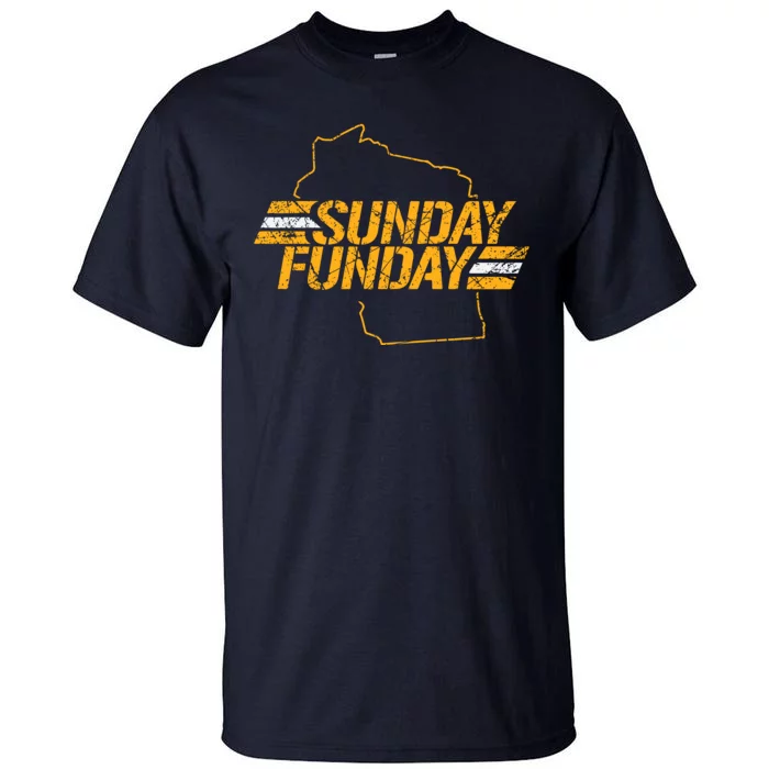 Sunday Funday Packers TShirt Tall T-Shirt