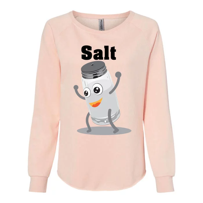 Salt Funny Power Matching Salt And Pepper Gift Womens California Wash Sweatshirt