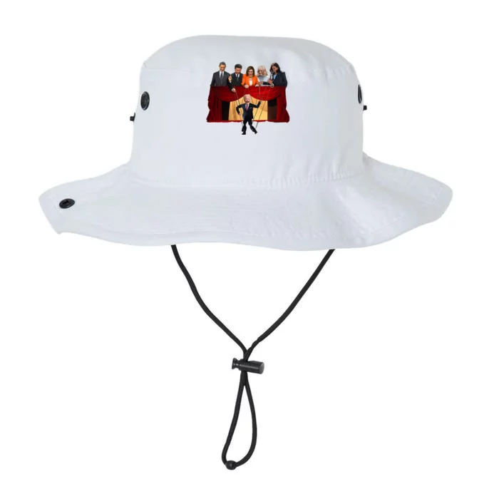 Socialdudtees Funny President Biden As A Puppet Funny Legacy Cool Fit Booney Bucket Hat