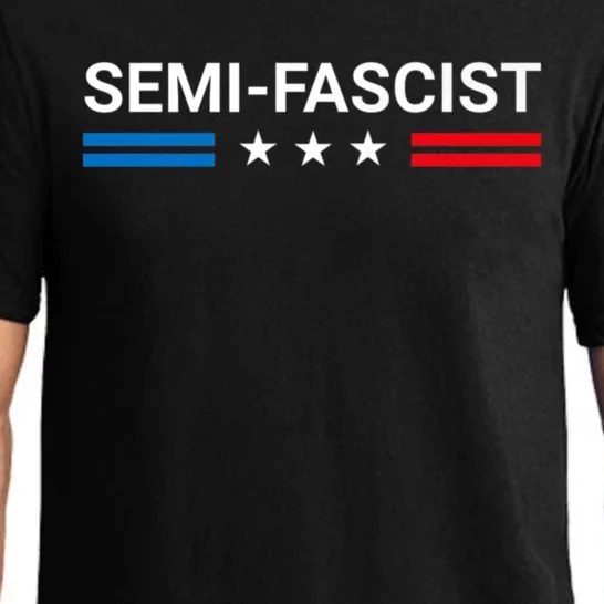 Semi Fascist Funny Political Humor Biden Quotes Pajama Set