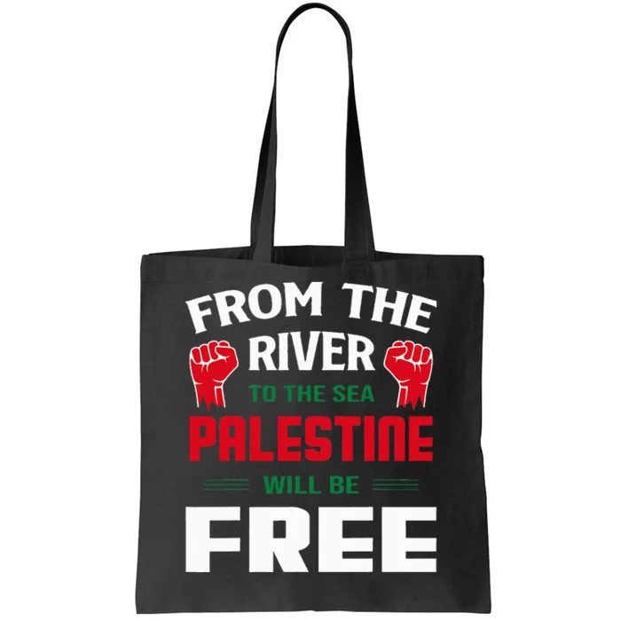 Solidarity for Palestine Arabic Keffiyeh Support Tote Bag