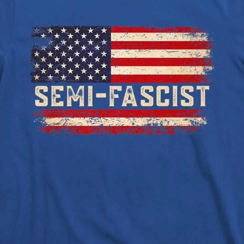 Semi Fascist Funny Political Humor Biden Quotes T-Shirt