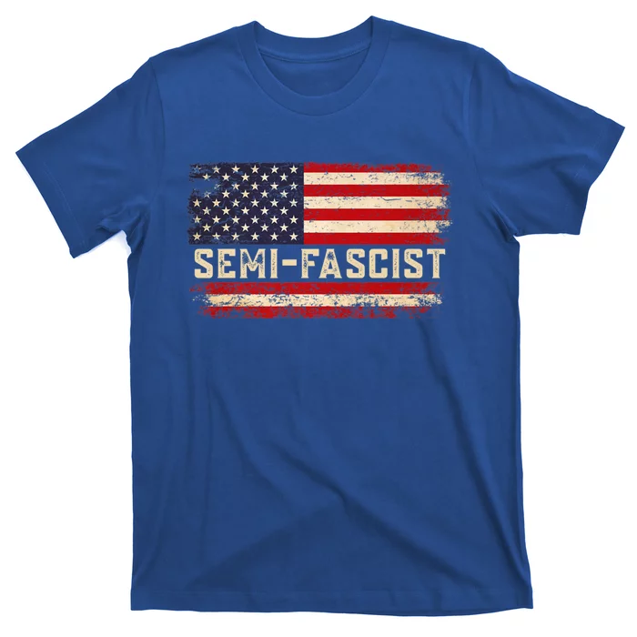 Semi Fascist Funny Political Humor Biden Quotes T-Shirt