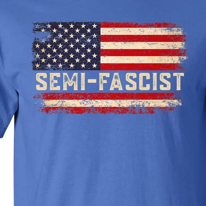 Semi Fascist Funny Political Humor Biden Quotes Tall T-Shirt