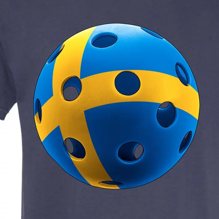 Swedish Flag Pickleball Garment-Dyed Heavyweight T-Shirt